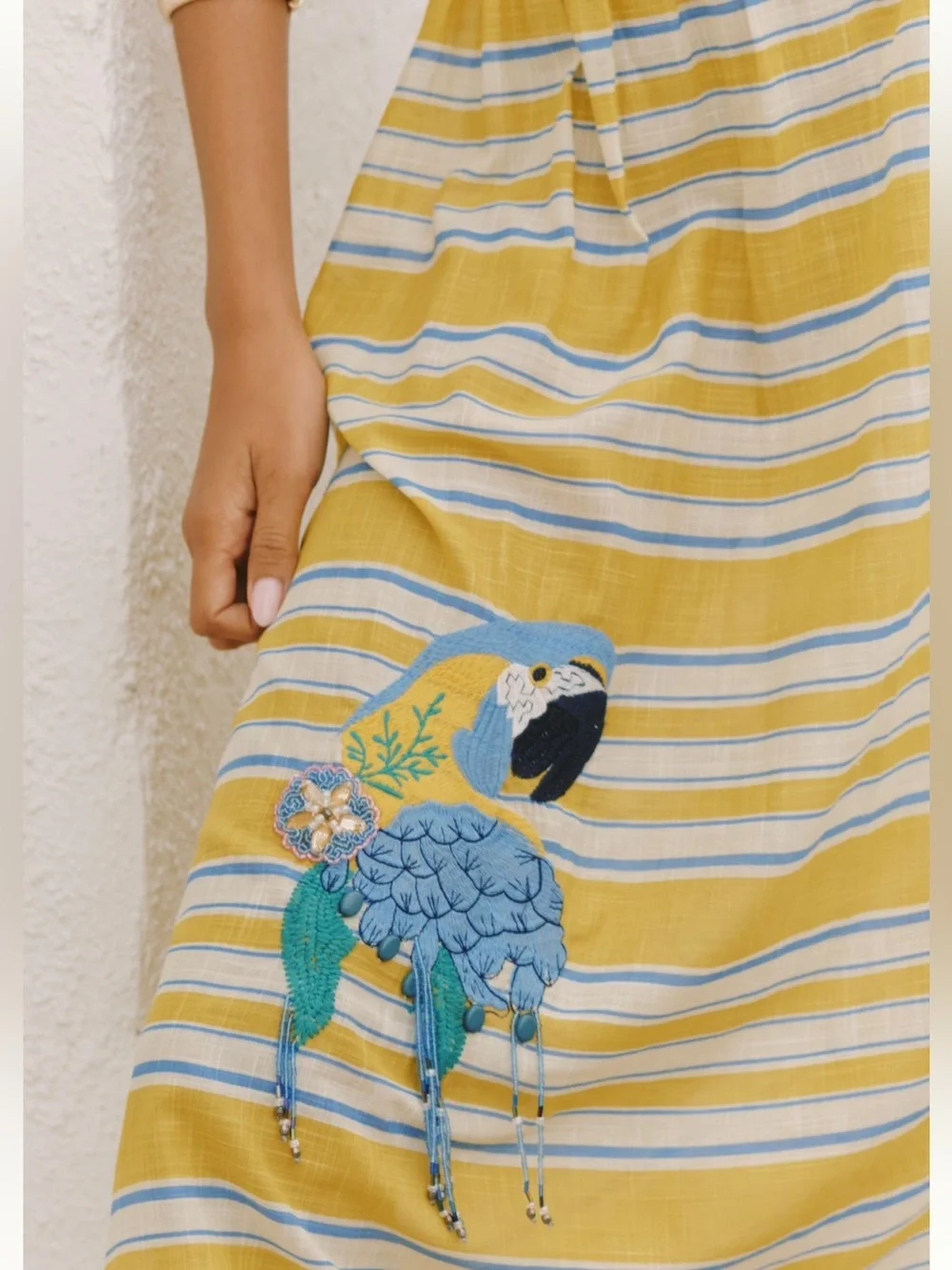 NWT Anthropologie Celandine Copacabana Midi Skirt Size S *RUNS LARGE*